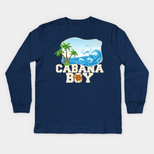 Cabana Boy Beach Cruise Tshirt Kids Long Sleeve T-Shirt